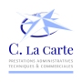 Création du logo de C. la Carte, prestations administratives, techniques et commerciales auprès des entreprises et des particuliers.
